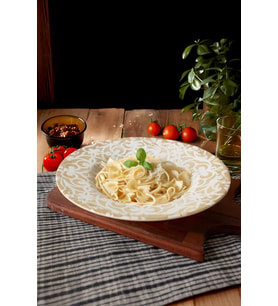 Keramika Vintage Gold Ege Makarna Tabağı 28 Cm 22706 (Sarı)