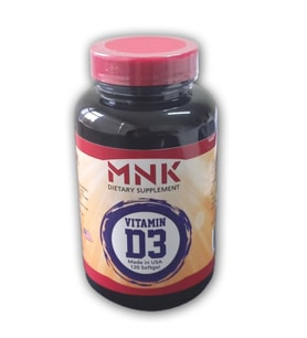 MNK Vitamin D3 120 Softgel