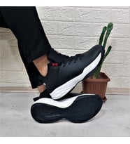 Jump 28652 Siyah-Beyaz Boğazlı Basket Spor Ayakkabı (Siyah - Beyaz)