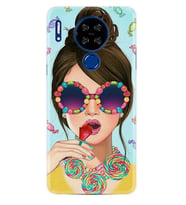 Reeder P13 Blue Max Lite Kılıf Desenli Silikon Sugar and Woman