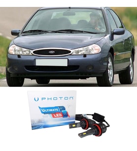 Ford Mondeo Mk2 Led Xenon Kısa Far Ampulü H7 Ultimate 9500 Lumens Yeni Seri Beyaz 1996-2000