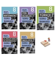 LGS 8. Sınıf Beceri Temelli Soru Bankası Matematik Fen Türkçe İnkılap ve İngilizce 5li Set