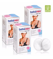 3 Kutu Bebeneo Göğüs Pedi  90 Adet (%100 Pamuk)