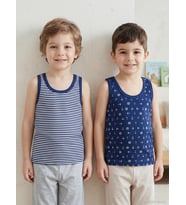 Civil Boys Sailor 2-10 Yaş Erkek Çocuk 2'li Atlet - Standart