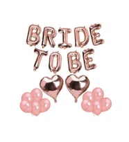 Bride To Be Folyo Latex Balon Seti, Bekarlığa Veda Seti Bride set folyo