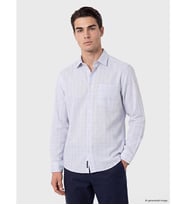 LCW BUSINESS Mavi Regular Fit Ekose Erkek Gömlek