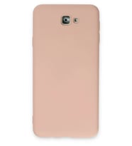 Mey İthalat® Samsung Galaxy J7 Prime Kılıf Nano içi Kadife Silikon - Pudra