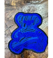 PUNCH DOKUMA MAVİ AYI ARMA DİKİŞ APLİKE 12X11 CM