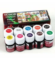 Südor Vitrail Cam Vitray Boyası 10 Renk x 25 ml. 