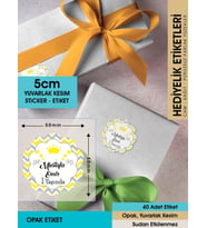 Doğum Günü Etiketi-fil, Kral Taçlı Cemiyetleriniz Için 5cm - 40 Adet Opak Sticker