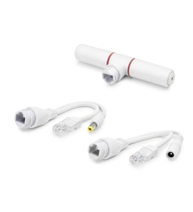 Poe Combiner Mux 2 In 1 Rj45 Veri + Güç Birleştirici Adaptör - Beyaz HDX5550