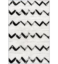 Eliana Home Baskılı, Yıkanabilir Kaymaz Taban Salon Halısı LNA1091 100x150 cm (Gri)