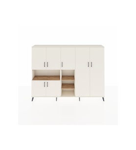 Arges Dolap 13 Raflı 7 Kapaklı 220x30x163 Aytaşı-Aytaşı/Çam
