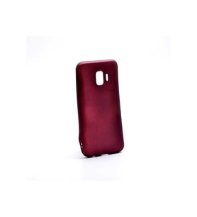 Samsung Galaxy J2 Core Uyumlu Kılıf Zore Premier Silikon Kapak (Mürdüm)