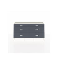 Arges Konsol 6 Çekmeceli  176x30x99 Antrasit-Aytaşı/Antrasit