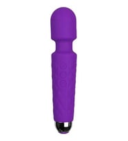 Female Wand Massager Şarjlı Vibratör - Mor