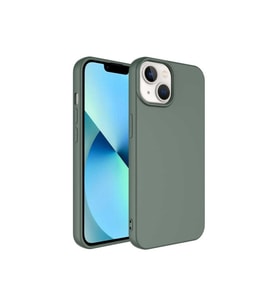 Apple iPhone 14 Plus Uyumlu Kılıf Zore Mara Lansman Kapak (Koyu Yeşil)