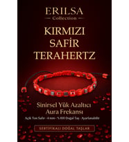 Sertifikalı Sinirsel Yük Azaltıcı Aura Frekansı – Kırmızı Safir ve Terahertz Doğal Taş 4 mm (Çok Renkli)