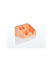 Ops Masa Seti Kalemlik Organizer Pastel Turuncu Masa Üstü Organizer