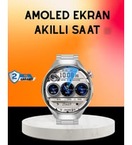 Akıllı Saat Amoled Ekran Bluetooth Aramalı – Nabız, Uyku Spor Takipli