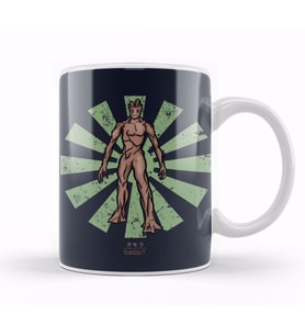 Groot Retro Japanese Guardians Of The Galaxy Kupa Bardak Porselen