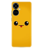 Camon 19 Pro Kılıf Resimli Desenli Silikon Platinium Series Yellow Sweet 1817