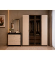 Mono Genç Odası (4 Kapılı Dolap+Karyola 100x200+Komodin+Çalışma Masası ve Üst Ünite+Kitaplık+Şifonyer+ayna )