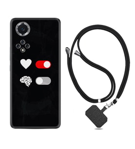 Huawei Nova Y70 Y90 Nova 9 SE  Kılıf Boyun Askılı Silikon Love Brain 1722