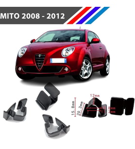 Alfa Romeo Mito Kaput İzalatör Klipsi 2008 - 2012 M1298 50 Adet