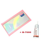 Tkgz Samsung Galaxy NOTE 10 LİTE Arka Pil Batarya Kapağı (CAM+B-7000) GRİ