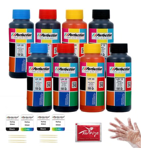 PERFECTİON HP Uyumlu HP Smart Tank 580 530 520 585 4 Renk Mürekkep Dolum Seti 8x100 gr. (Çok Renkli)
