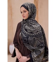 Fresh Çiçek Desen Vintage Şal 3