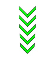 Cg Florasan Yeşil Çamurluk Üst Sticker