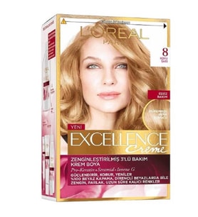 L'Oreal Paris Excellence Saç Boyası 8 Koyu Sarı