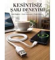 2 Metre Type-C Şarj Kablosu Güvenli ve Stabil Şarj Desteği