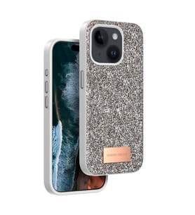 Onegif Apple İphone 14 Bright Simli Kapak - Gold