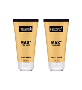 Meizirui 2 Adet Erkekler İçin Xxxlfasteffect Ed Kremi - Doğal Yağlı (Max Plus) Erkek Masaj Kremi