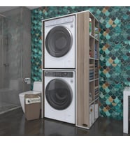 Kenzlife çamaşır-kurutma makinesi dolabı bolodenka crd 180*090*60 banyo kapaksız arkalıksız (Karışık)