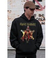 Iron Maiden Rock Metal Baskılı Unisex Oversize Müzik Grubu Hoodie