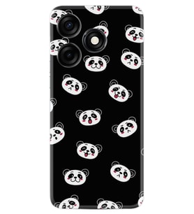Xiaomi Redmi Note 12 Pro 5G Kılıf Silikon Desen Özel Seri Panda Suratları 1773