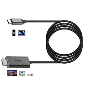 BIX 1.8metre BX02HB PRO TypeC-HDMI Dönüştürücü Kablo