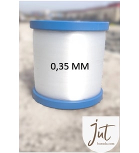 J JÜTBURADA CLASSIC 1 KG BEYAZ BOBİN MİSİNA 0,35 MM