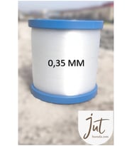 J JÜTBURADA CLASSIC 1 KG BEYAZ BOBİN MİSİNA 0,35 MM