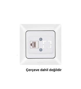 NE-AD Aras Tekli Data Prizi - Beyaz