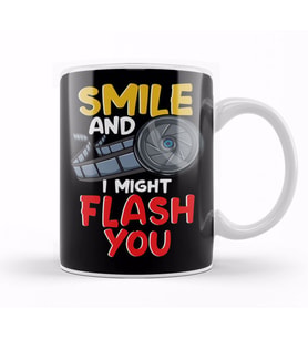 Funny Photography Smile And I Might Flash You Kupa Bardak Porselen