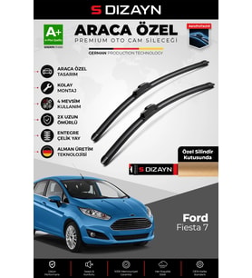 Fiesta Ön Cam Silecek Seti 2017-2023 Premium Araca Özel 70-35 Cm A+ Kalite