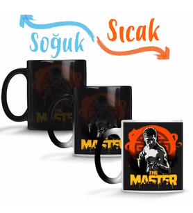 Bruce Lee The Master Sihirli Kupa Bardak Porselen
