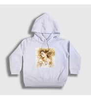 Presmono Unisex Çocuk Beyaz Fearless Taylor Swift Kapüşonlu Sweatshirt 311148tt