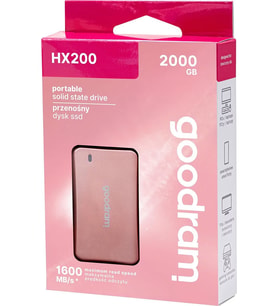 GOODRAM 2TB HX200 SSDPR-HX200-2K0-RG 1600-1500MB/s TYPEC SSD Harici Disk Rose
