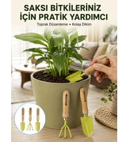Çiçek Bakımı İçin Bahçe El Aletleri Seti